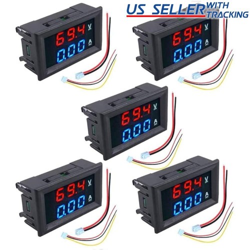 5pcs 100v 10a voltmeter - 5pcs,