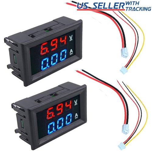2pcs 100v 10a voltmeter - 2pcs,