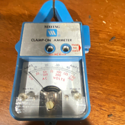 Maytag clamp ammeter ac - maytag,